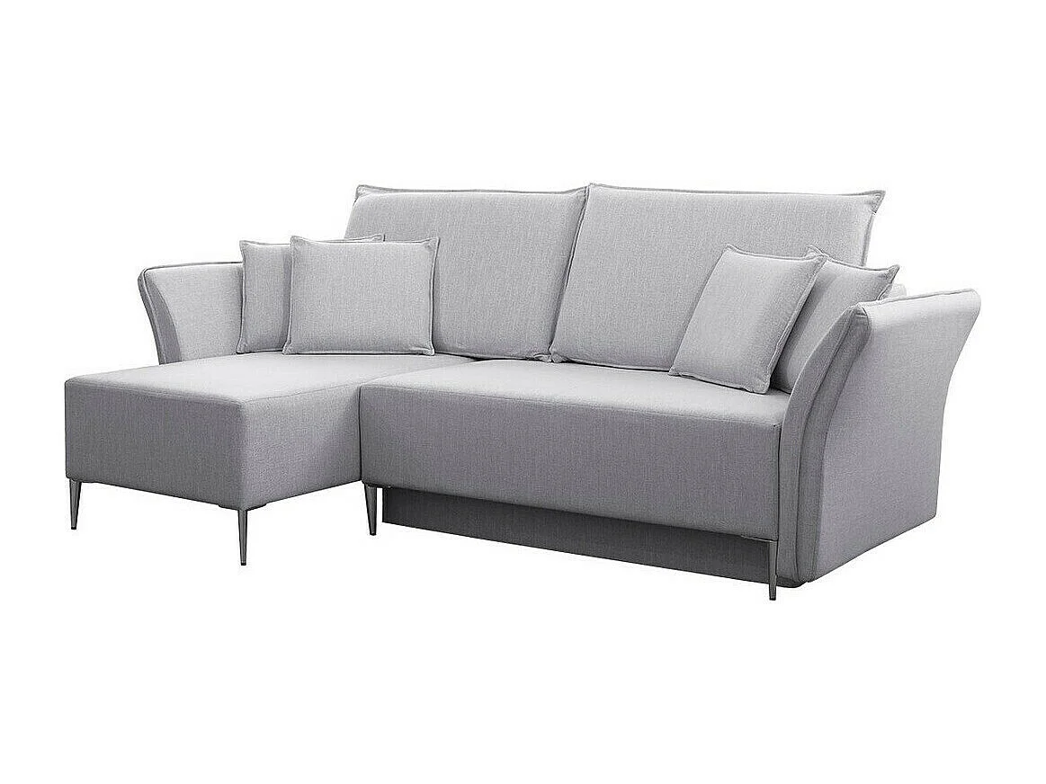 Sofá de canto Providence 146, Cinzento, Funcionalidade de dormir