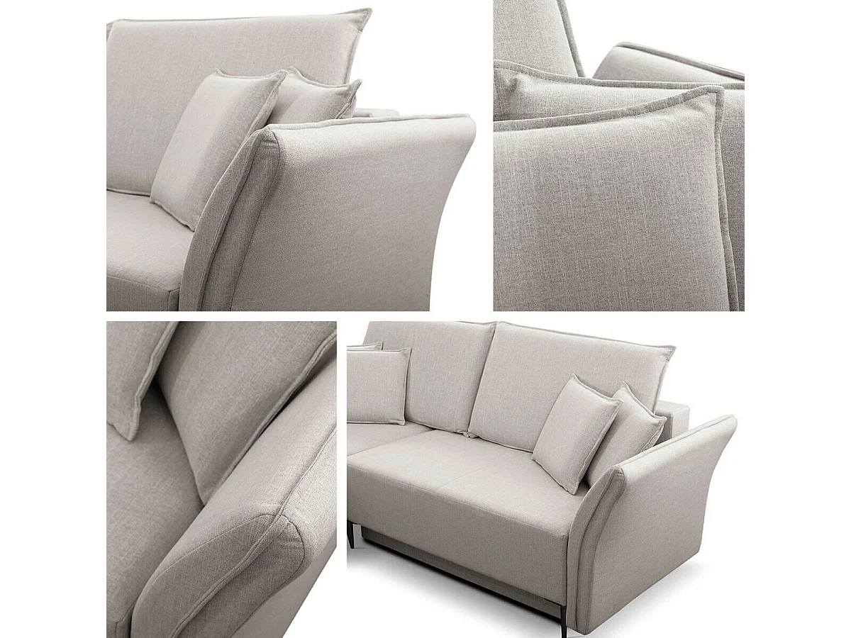 Divano angolare Providence 146, Turchese, Con, 247x142x96cm