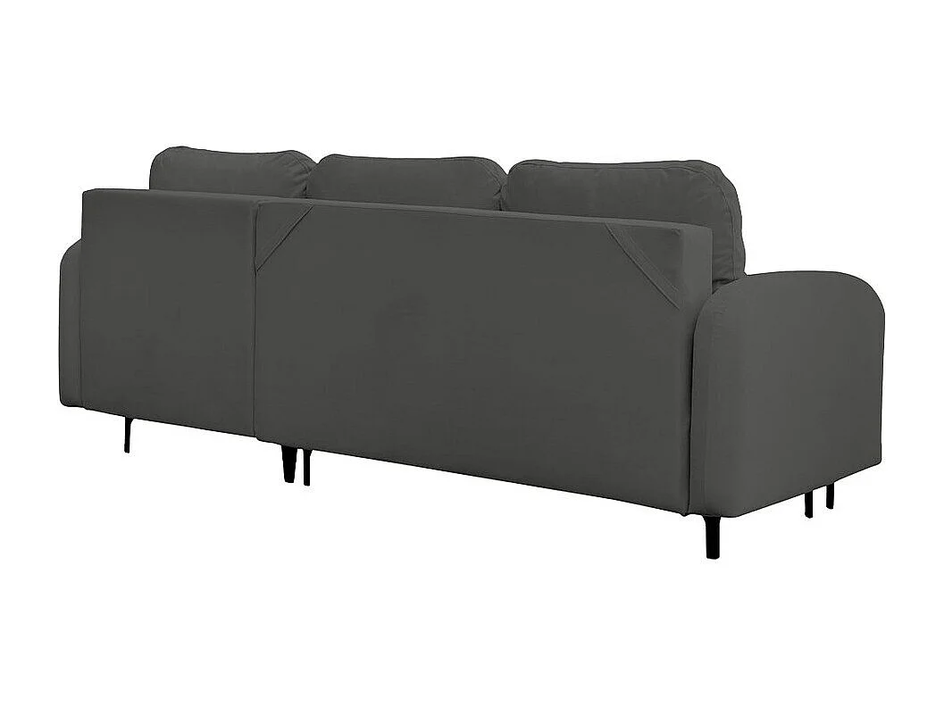 Canapé d'angle Torlua 103, Gris, Disponible, 225x172x96cm