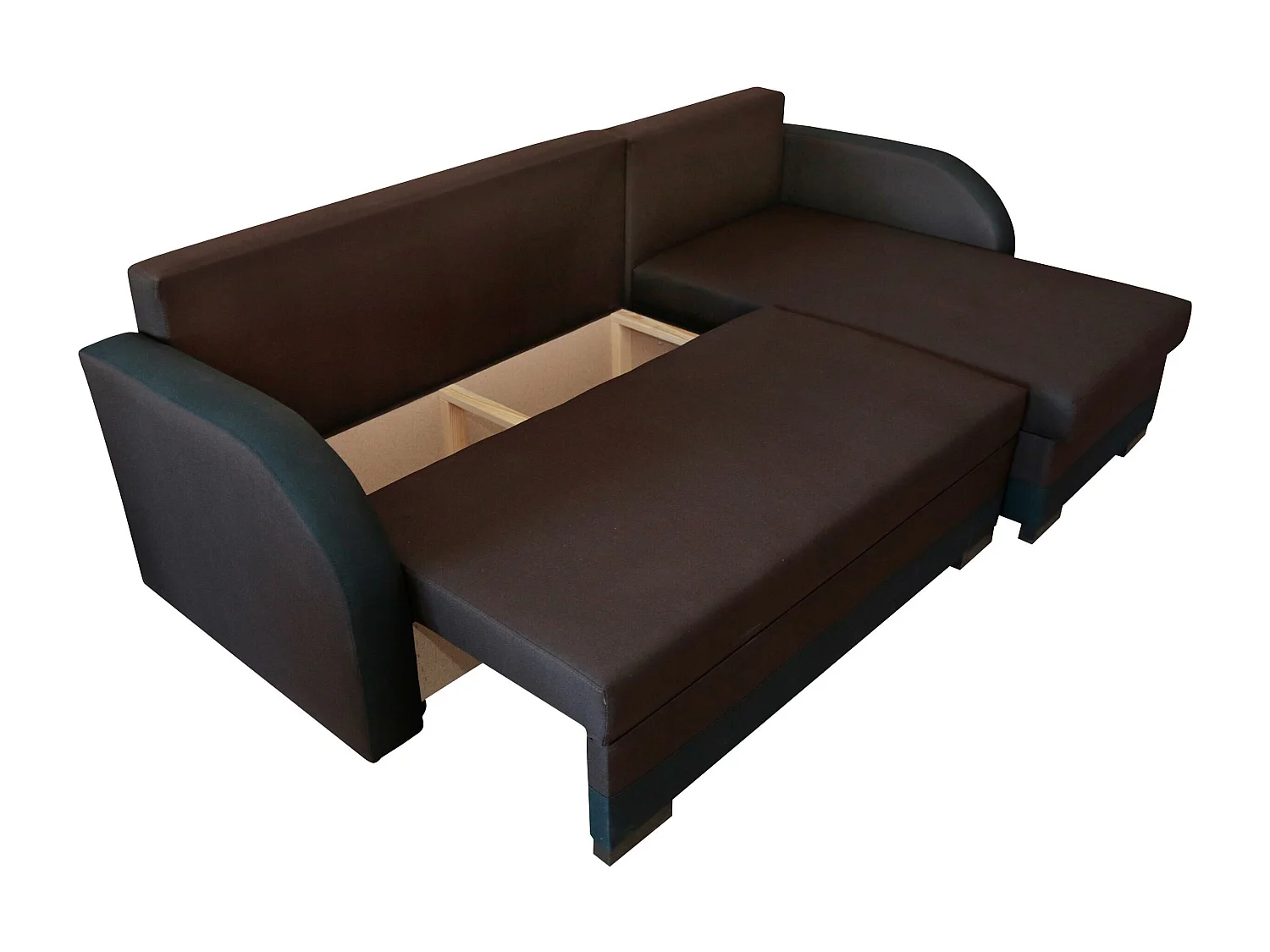 Sofá rinconero Columbus 111, Gris, Función de descanso, Almacenaje, 230x140x85cm