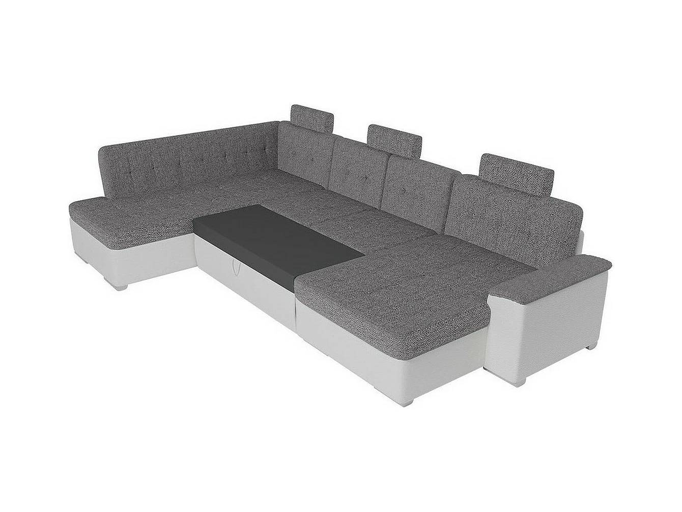 Sofá rinconero Comfivo 127, Amarillo, Función de descanso, Caja de ropa de cama, 350cm