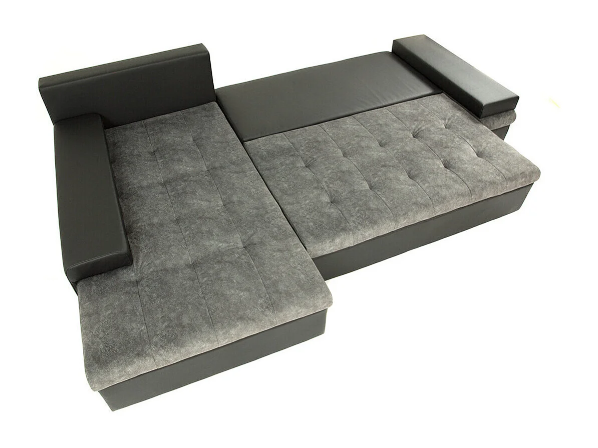 Divano angolare Comfivo 121, Giallo, Con, 274x182x83cm