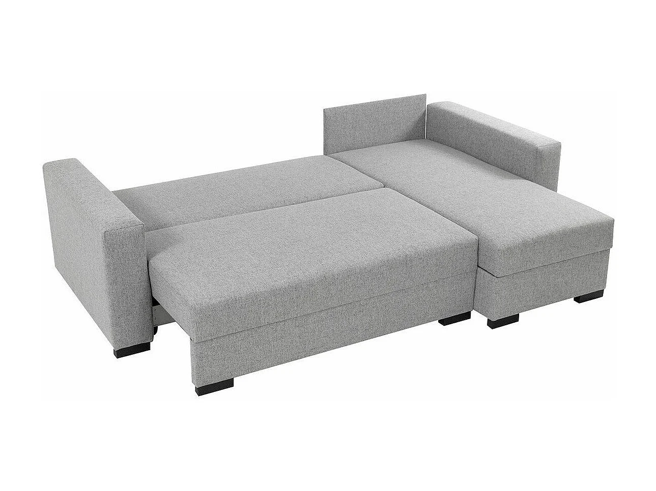 Sofá rinconero Columbus 187, De color marrón claro, Función de descanso, Almacenaje, 88cm