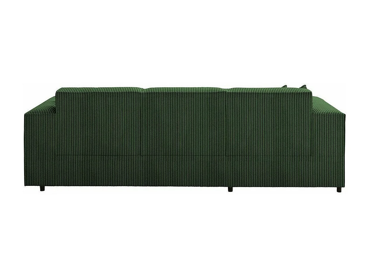 Canapé d'angle Clovis 116, Vert, Disponible, 253x166x79cm