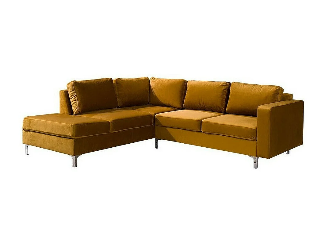 Sofá rinconero Providence 139, Amarillo, 236x212x81cm