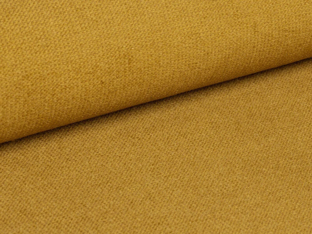 Sofá rinconero Columbus 131, Amarillo, Función de descanso, Almacenaje, 246x155x90cm