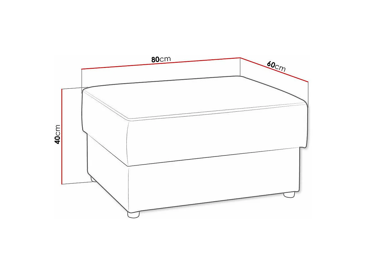 Canapé d'angle Providence 120, Gris, 209x188x84cm