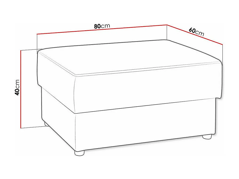 Canapé d'angle Providence 120, Gris, 209x188x84cm