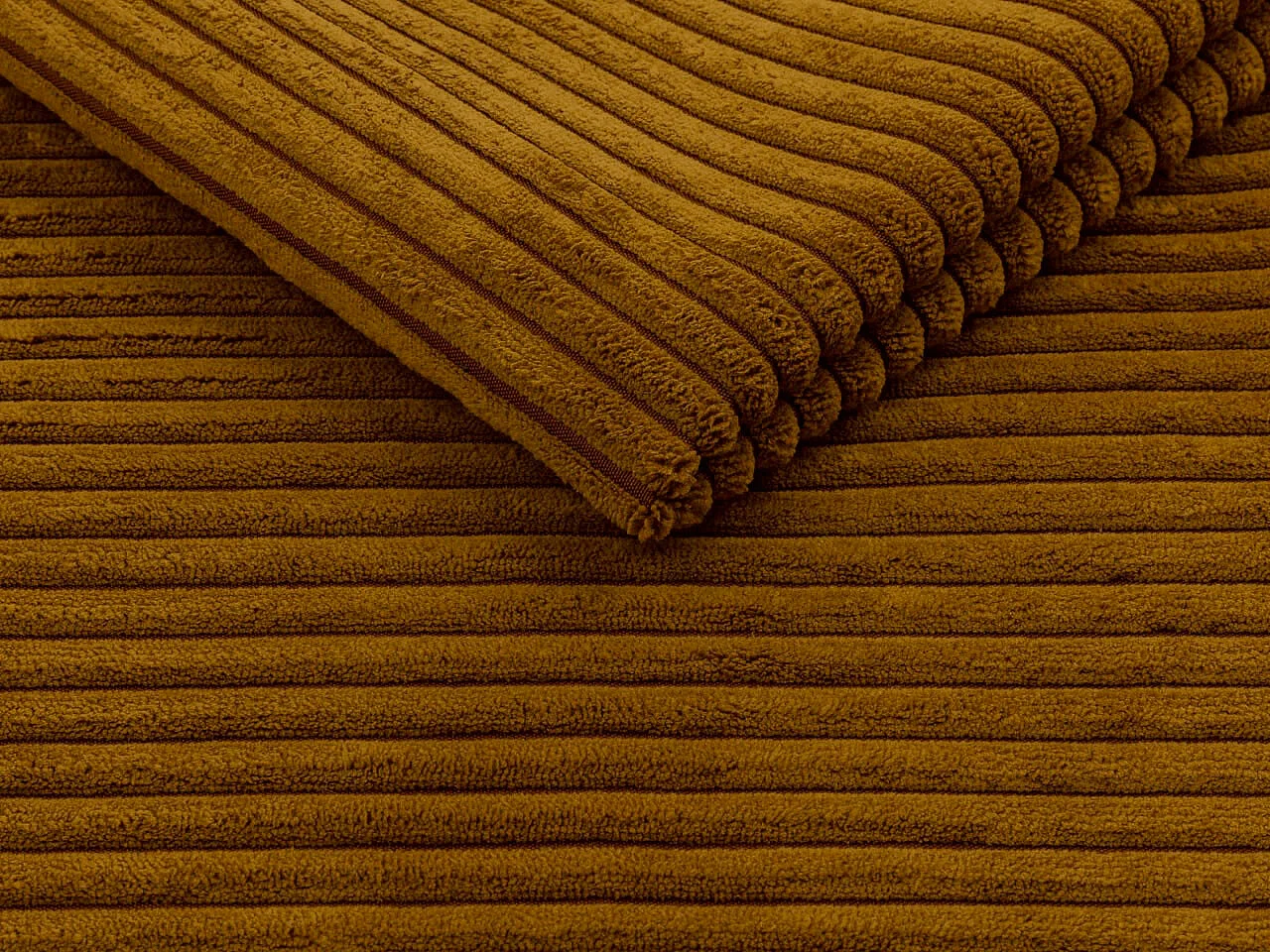 Sofá de canto Columbus 149, Amarelo, Funcionalidade de dormir