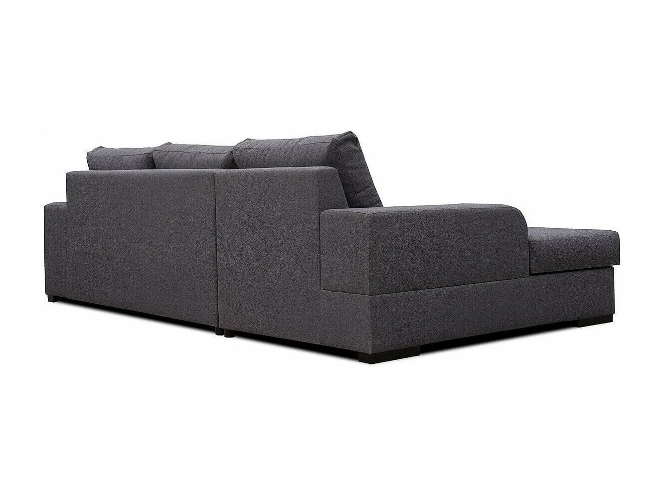 Sofá rinconero Kingsport 103, Gris, Función de descanso, Almacenaje, 285x165x90cm