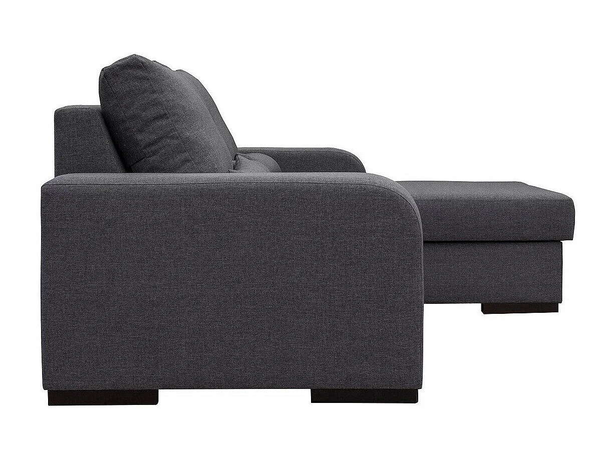 Sofá rinconero Kingsport 103, Gris, Función de descanso, Almacenaje, 285x165x90cm