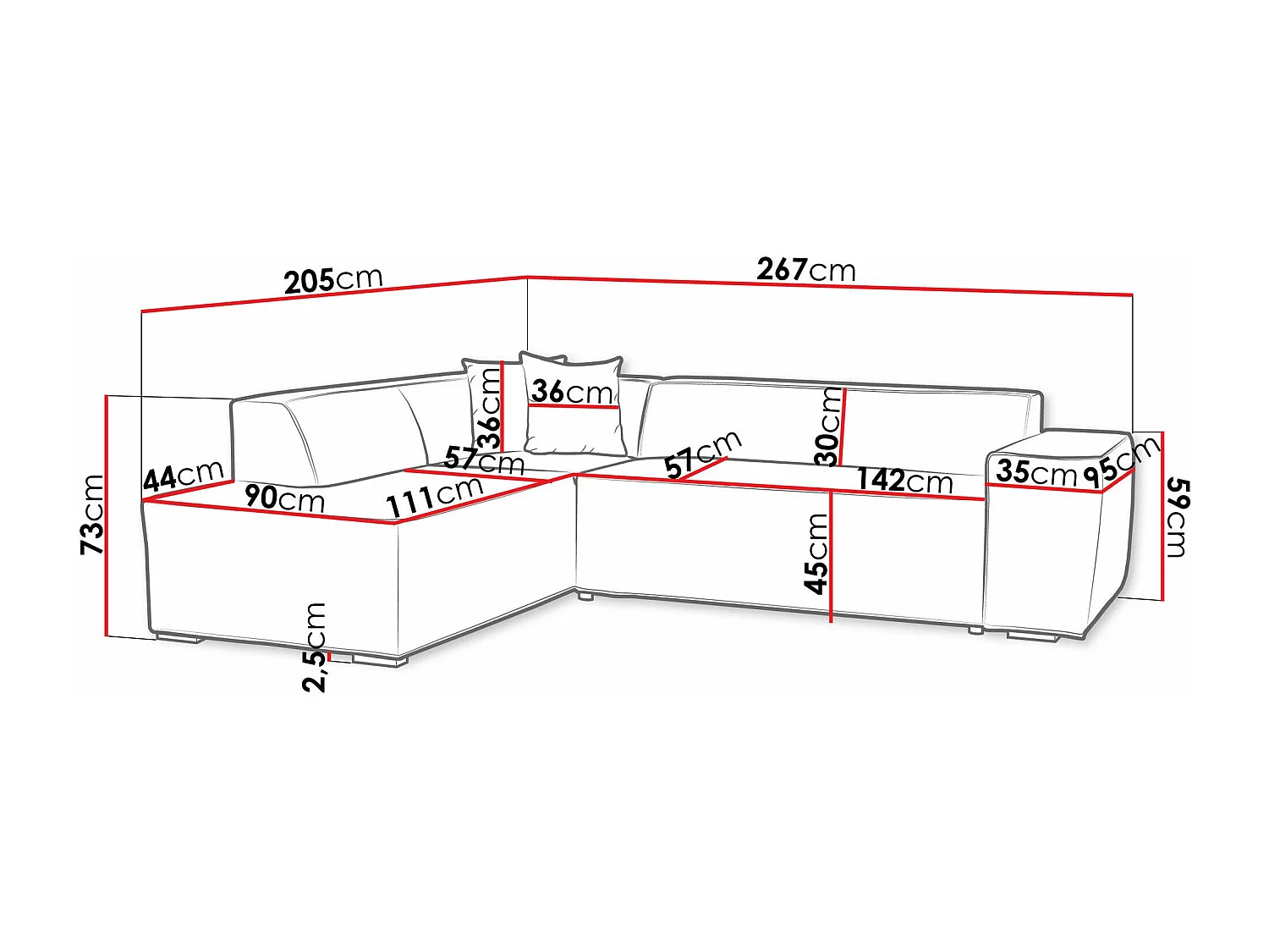 Sofá de canto Comfivo 289, Turquesa, Funcionalidade de dormir