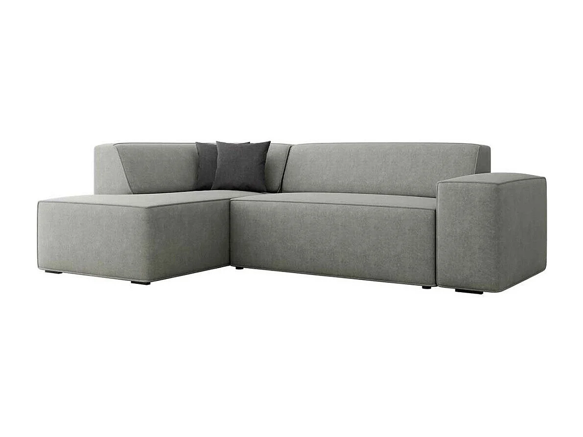 Divano angolare Comfivo 289, Grigio, Senza, 267x205x73cm