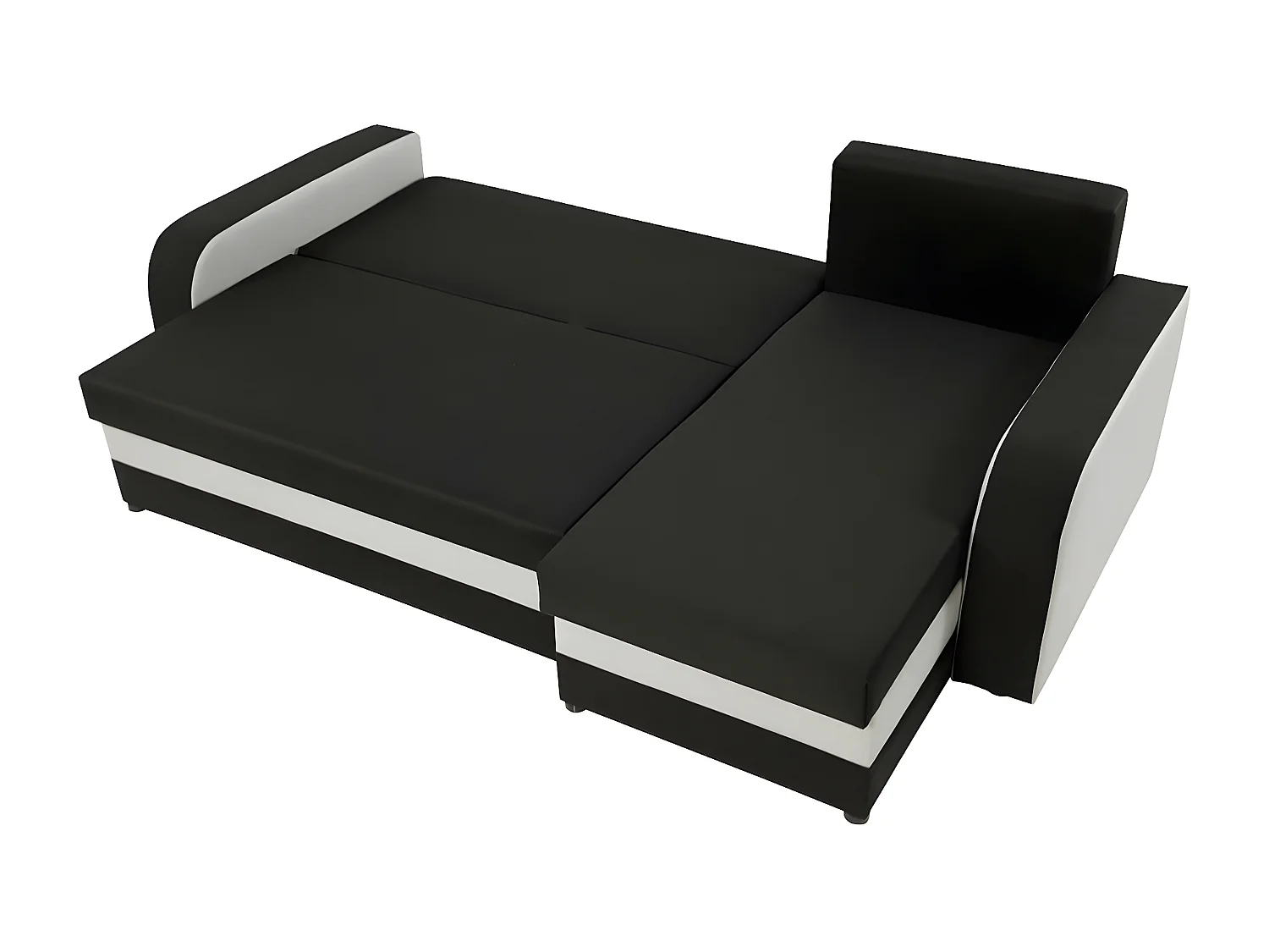 Sofá rinconero Comfivo 135, Gris, Función de descanso, Almacenaje, 238x147x80cm