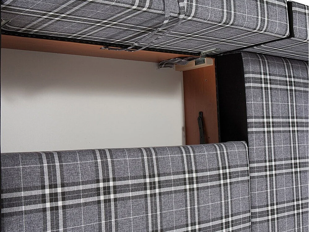 Sofá rinconero Etrmoru 134, Gris, Función de descanso, Almacenaje, 225x140x90cm