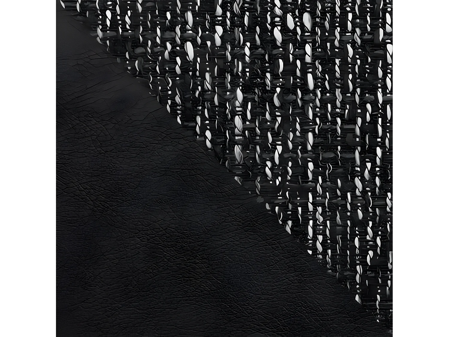 Sofá rinconero Comfivo 147, Negro, Función de descanso, Almacenaje, 302x213x80cm