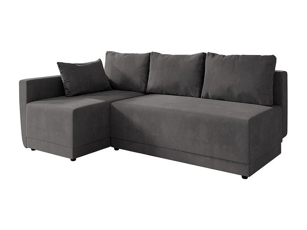 Canapé d'angle Columbus 149, Gris, Disponible, 210x135x85cm