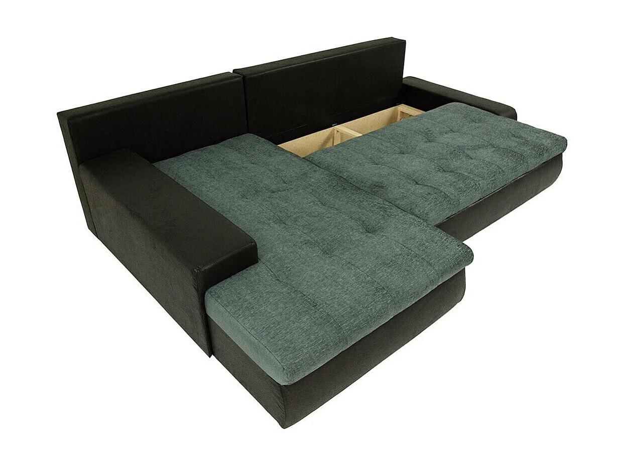 Sofá rinconero Comfivo 251, Rosa, Función de descanso, Almacenaje, 265x185x85cm