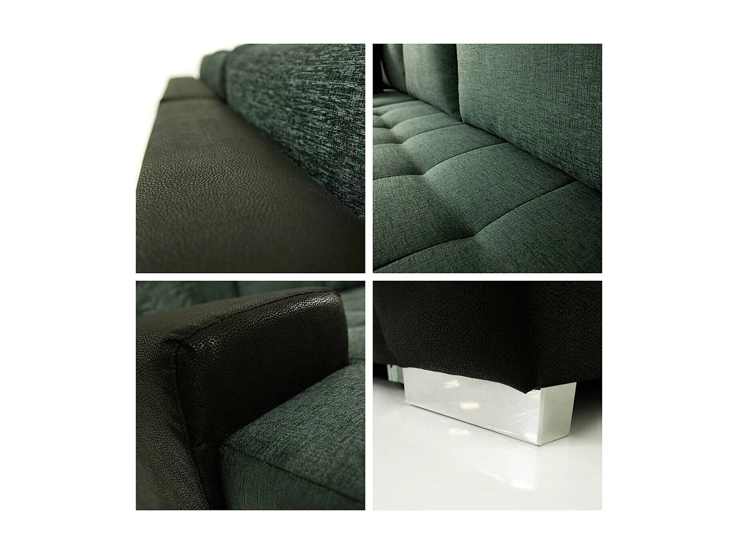 Sofá rinconero Comfivo 251, Rosa, Función de descanso, Almacenaje, 265x185x85cm