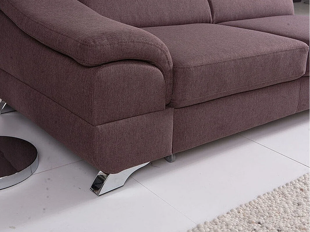 Sofá rinconero Lincoln 102, Gris, Función de descanso, Almacenaje, 272x219x68cm