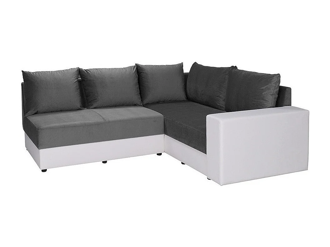 Divano angolare Providence 120, Grigio, Senza, 209x188x84cm