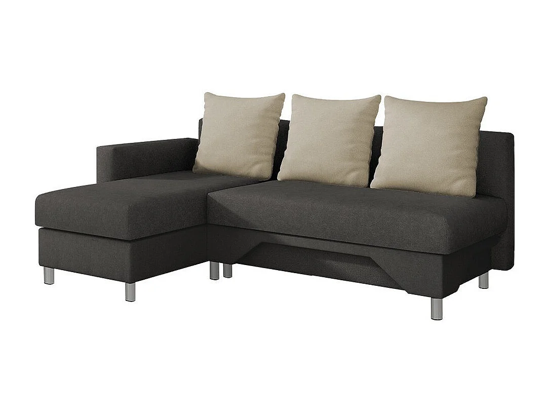 Sofá rinconero Akron 100, Marrón, Función de descanso, Almacenaje, 215x133x95cm