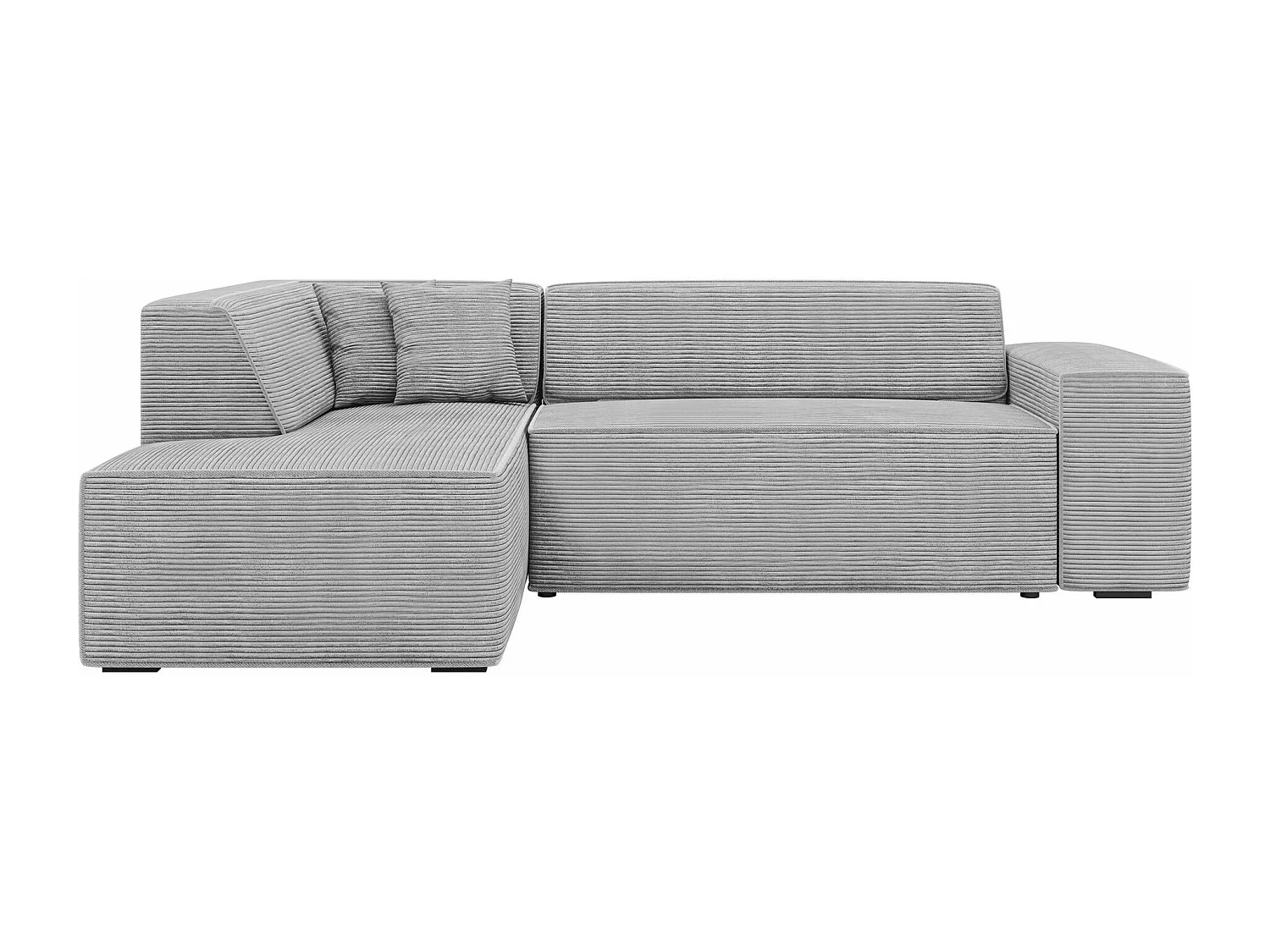 Sofá rinconero Comfivo 289, Gris, 267x205x73cm
