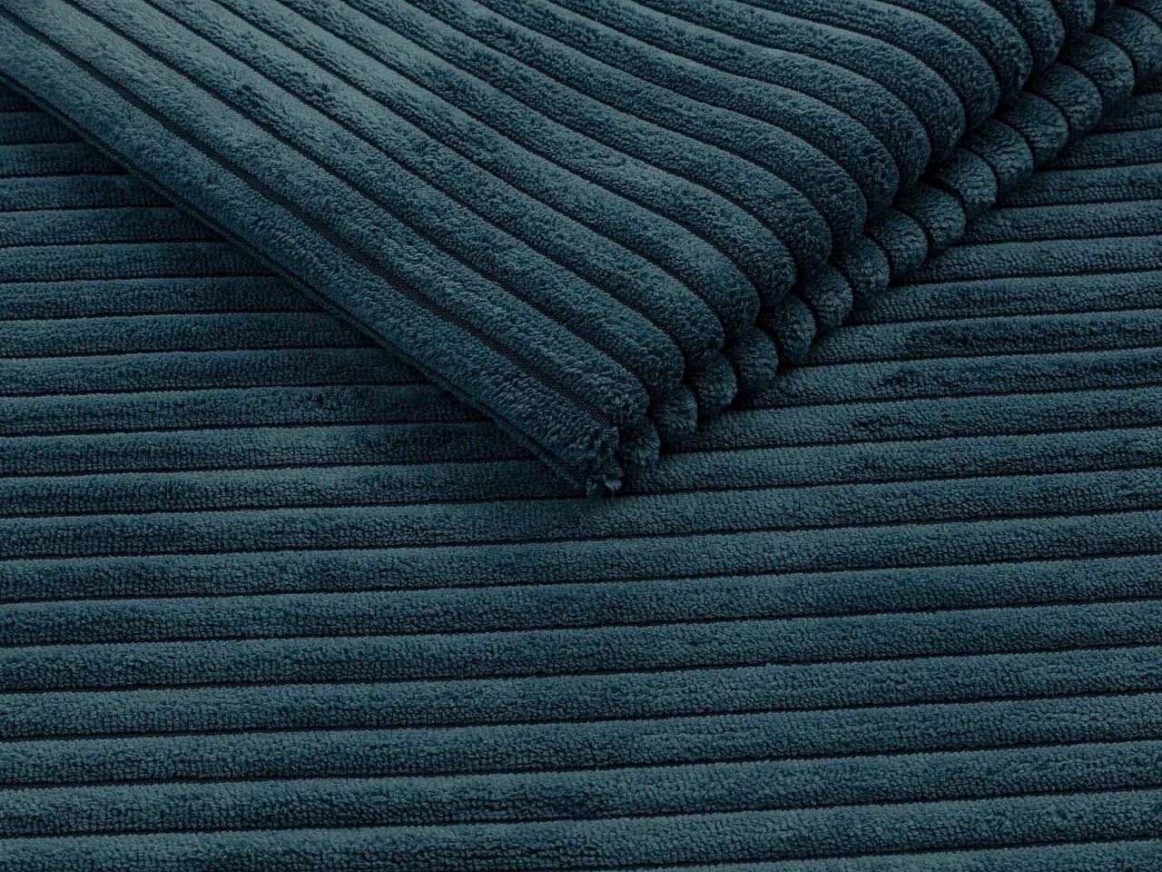 Sofá rinconero Comfivo 112, Turquesa, Función de descanso, Almacenaje, 265x185x85cm