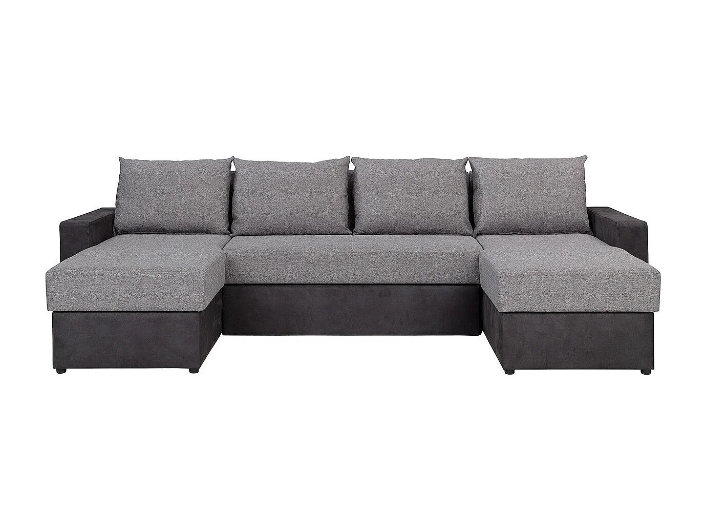 Sofá rinconero Providence 143, Gris, Función de descanso, Almacenaje, 301x156x89cm