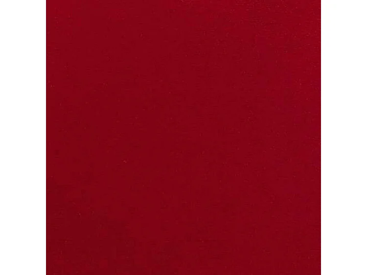 Canapé d'angle convertible 3 places en tissu rouge 264x203x73 cm