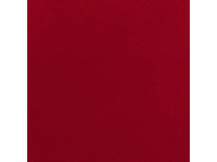Canapé d'angle convertible 3 places en tissu rouge 264x203x73 cm