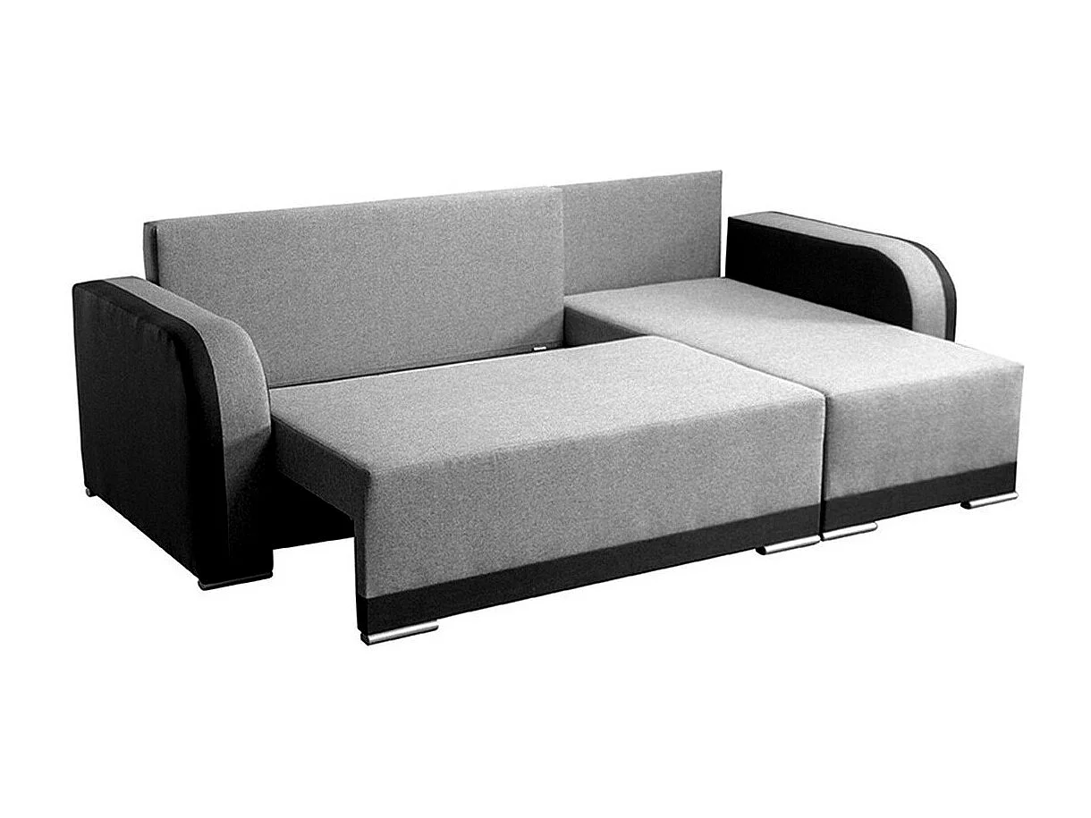 Sofá de canto Boulder 102, Turquesa, Funcionalidade de dormir