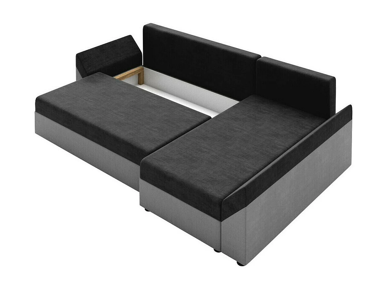 Canapé d'angle Memphis 104, Vert, Disponible, 240x140x82cm