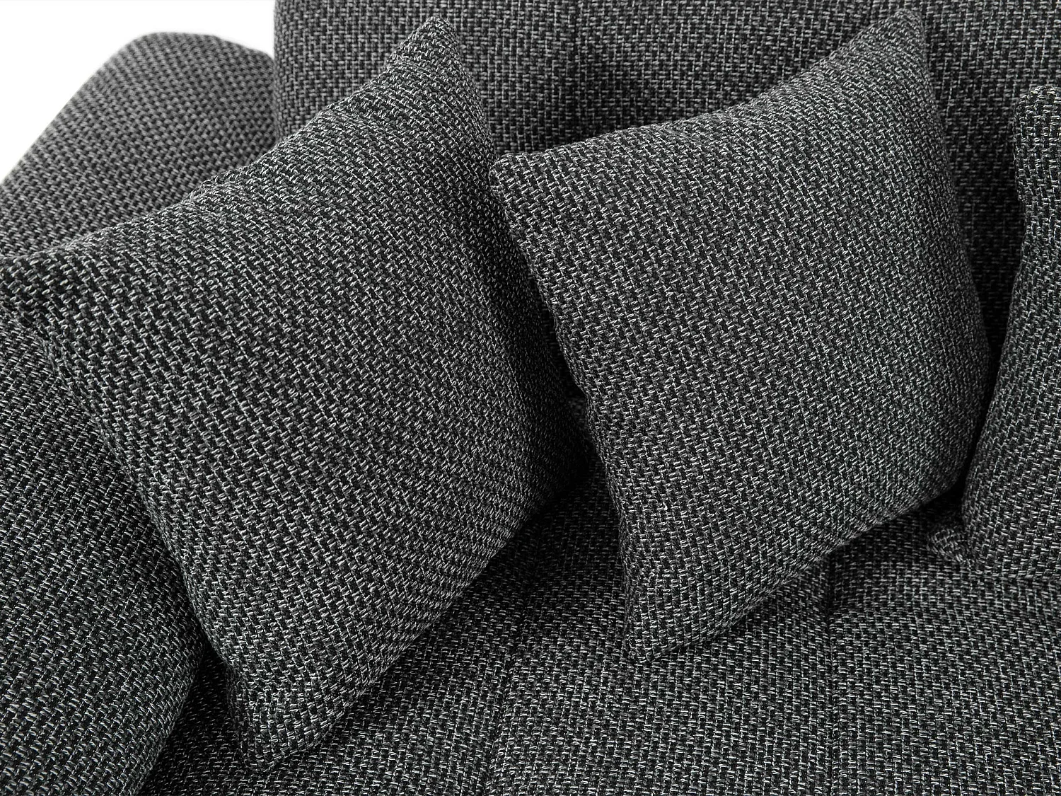 Sofá rinconero Comfivo Gemma II, Negro, Función de descanso, 35x21x8cm