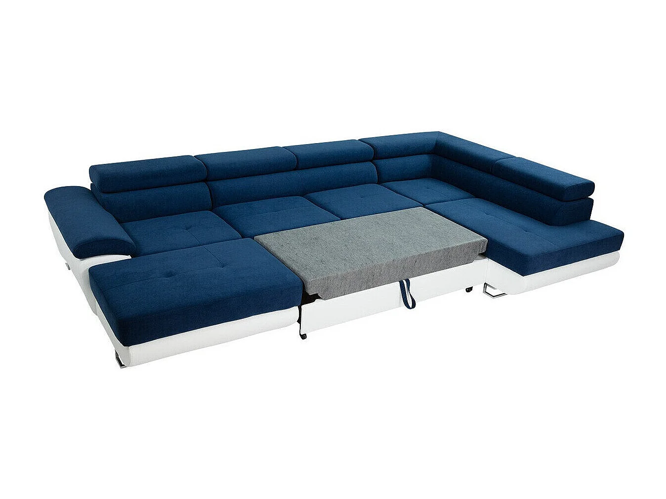 Sofá rinconero Comfivo 138, Marrón, Función de descanso, Almacenaje, 345x202x71cm