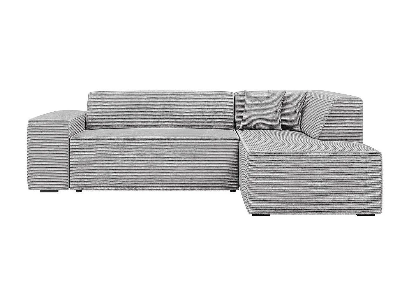 Sofá rinconero Comfivo 289, Gris, 267x205x73cm