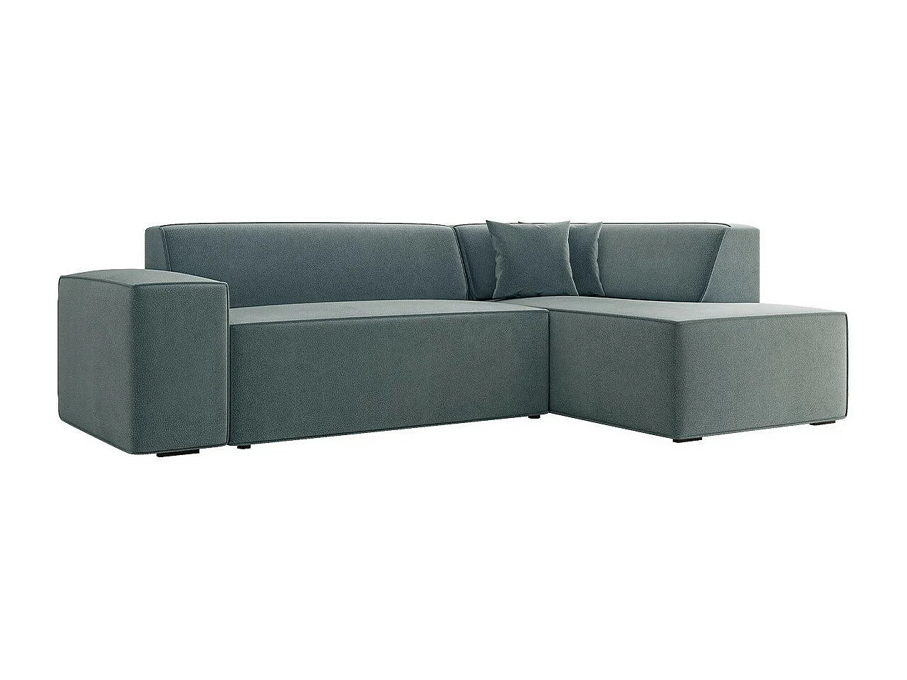 Sofá rinconero Comfivo 289, Gris, 267x205x73cm