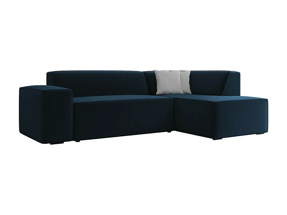 Sofá rinconero Comfivo 289, Azul, 267x205x73cm