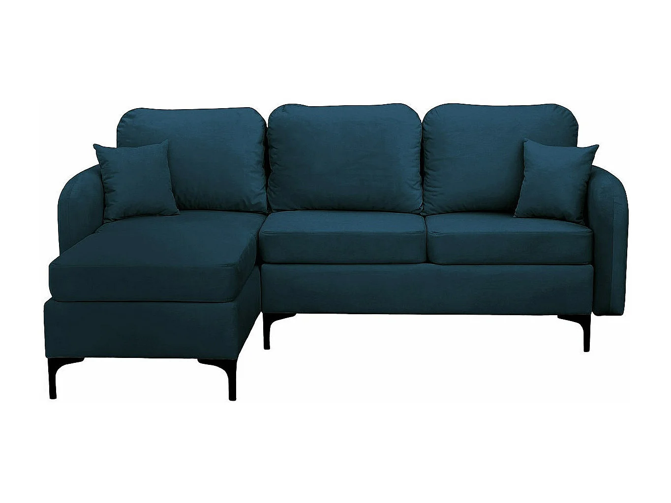 Canapé d'angle Torlua 103, Turquoise, Disponible, 225x172x96cm