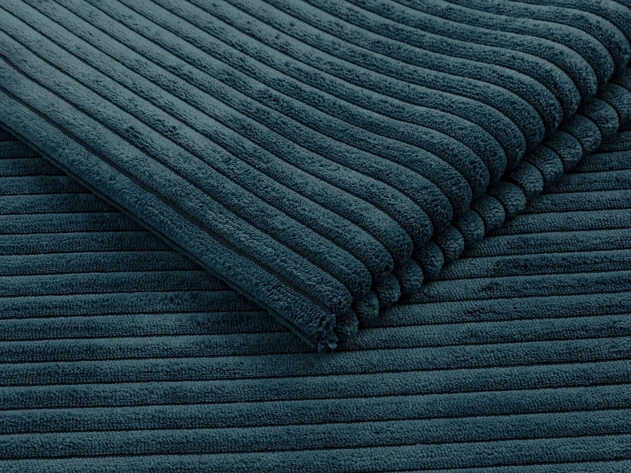Sofá rinconero Comfivo Melissa II, Azul, Función de descanso, Almacenaje, 304x140x80cm