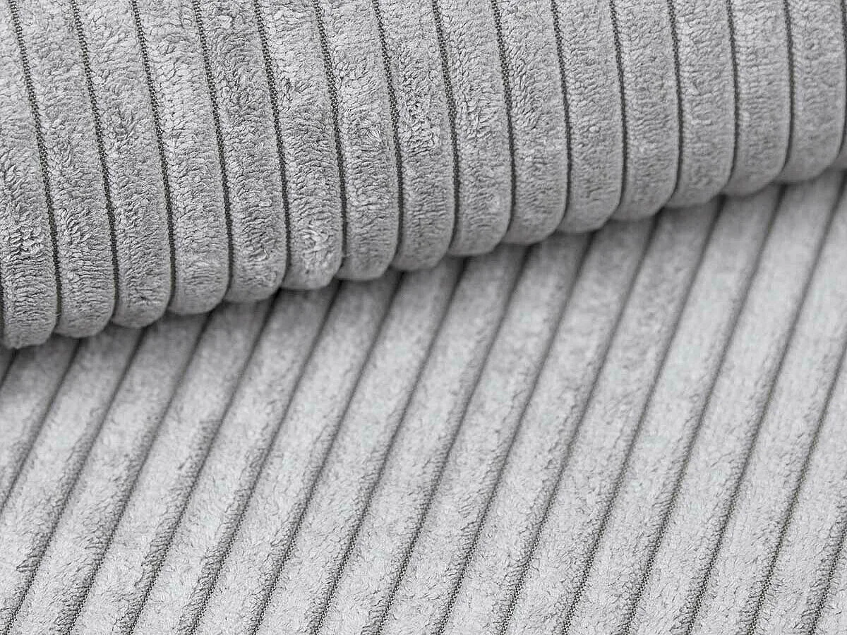 Sofá rinconero Columbus 149, Gris, Función de descanso, Almacenaje, 210x135x85cm