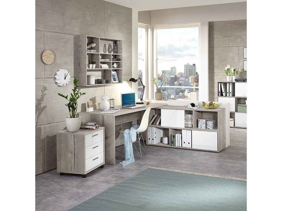 Etagère Murale 9 Compartiments L90 cm - Mika