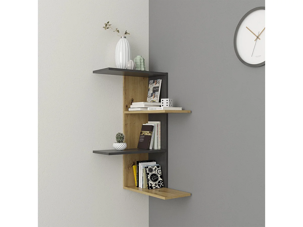 Etagère Murale d'Angle 4 Plateaux - Haarlem