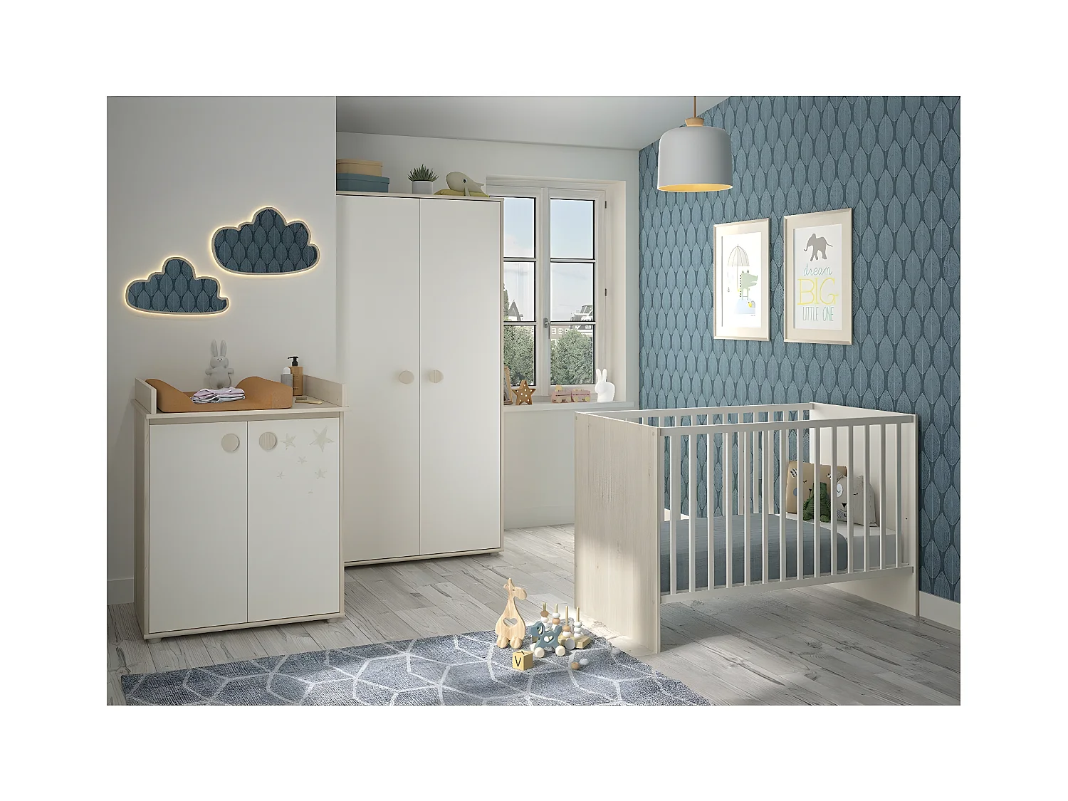 Cómoda con cambiador Felix - Fabricación Francesa