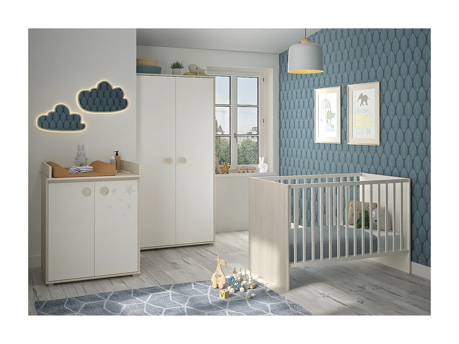 Cómoda con cambiador Felix - Fabricación Francesa