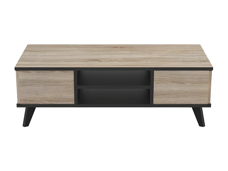 Table Basse 2 Tiroirs et 2 Niches L106,6 cm - Wayne