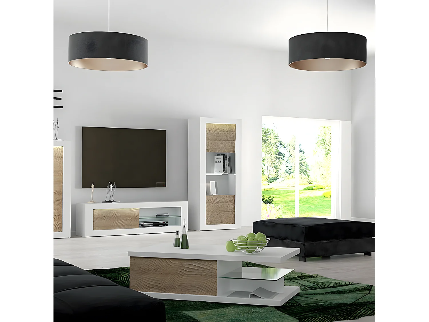 Table basse 1 Tiroir large KARMA - Fabrication Française