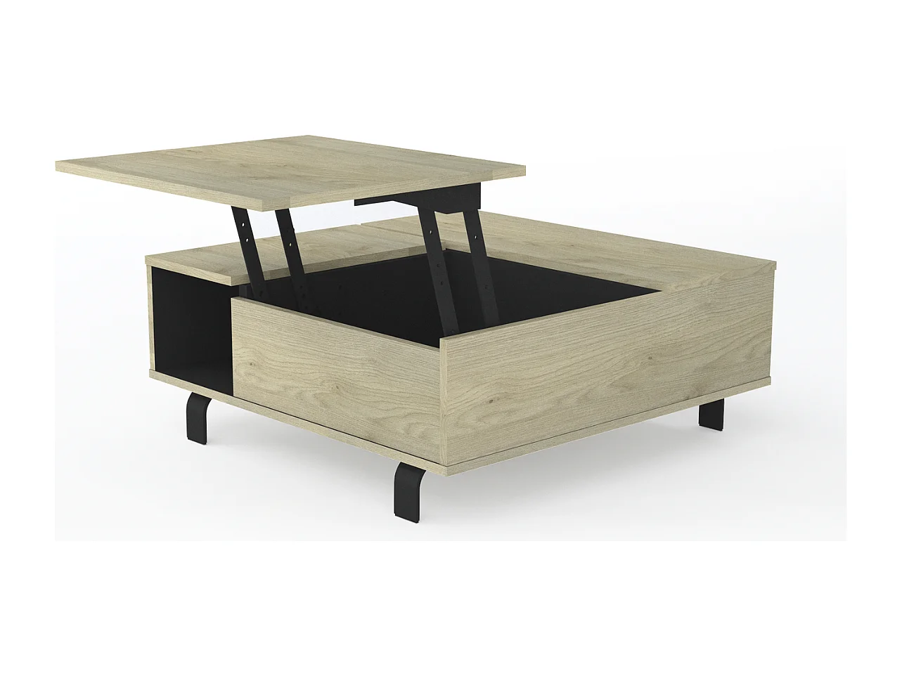 Table basse plateau relevable RUSH - Fabrication Française