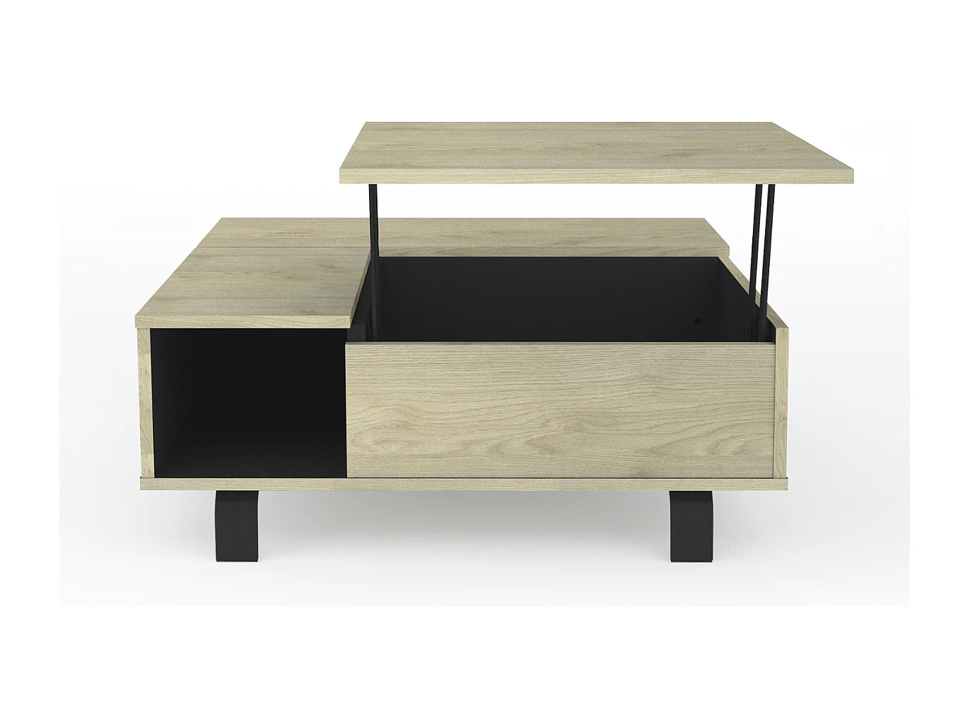 Table basse plateau relevable RUSH - Fabrication Française