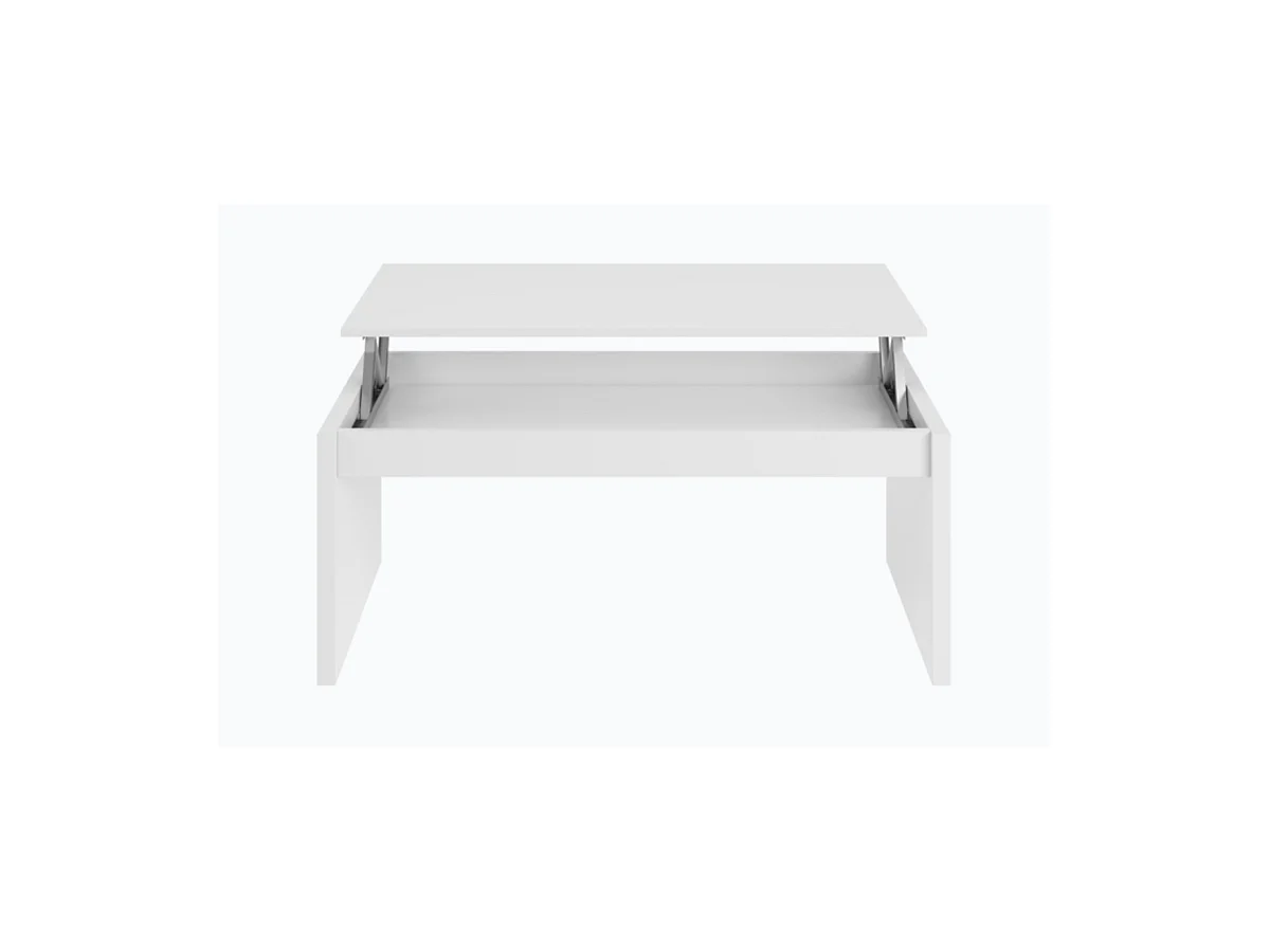 Mesa de centro Zenit elevável Blanco